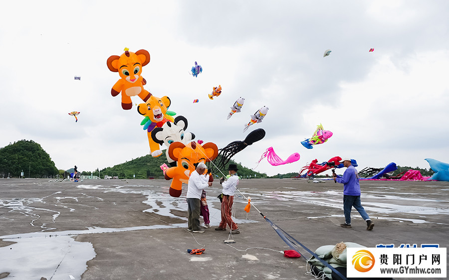 2024年贵阳白云国际风筝会暨全国风筝邀请赛举行(图3) 2024年贵阳白云国际风筝会暨全国风筝邀请赛举行(图3)