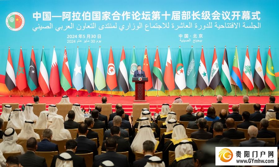 习近平出席中阿合作论坛第十届部长级会议开幕式并发表主旨讲话(图5)
