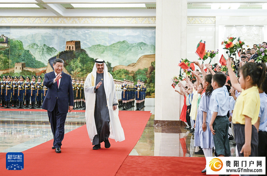 习近平同阿联酋总统穆罕默德会谈(图6)
